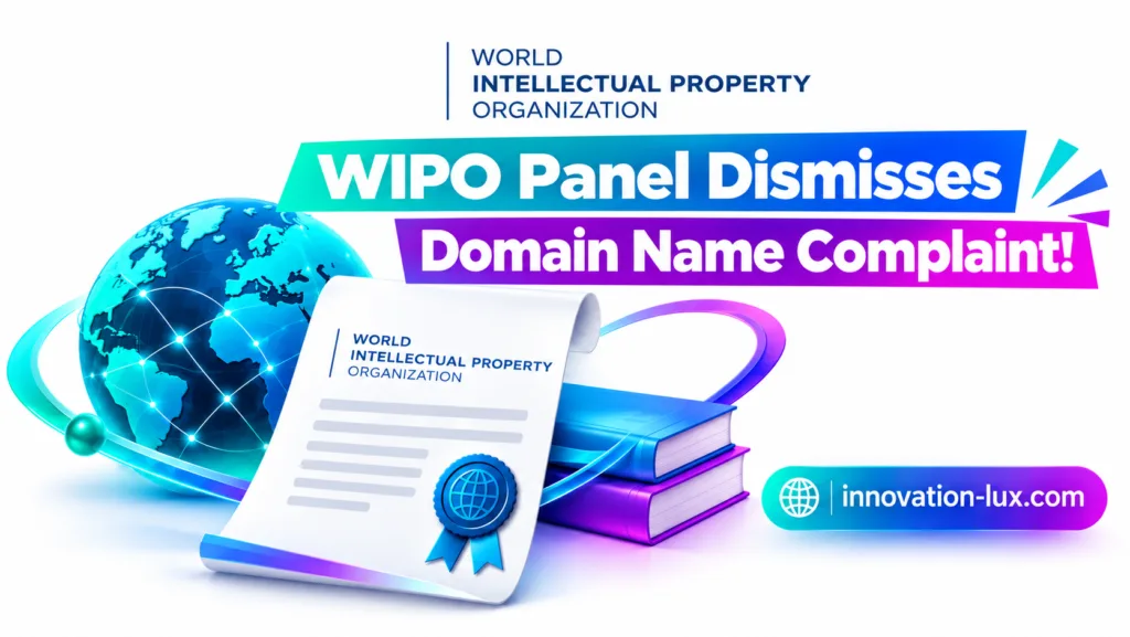 WIPO Panel Dismisses Domain Name Complaint